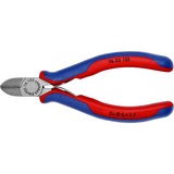 KNIPEX Seitenschneider 76 22 125, Schneid-Zange rot/blau, Länge 125mm