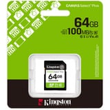 Kingston Canvas Select Plus 64 GB SDXC, Speicherkarte UHS-I U1, Class 10, V10