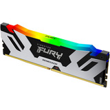 Kingston FURY DIMM 24 GB DDR5-8000, Arbeitsspeicher silber/schwarz, KF580C38RSA-24, Renegade RGB, INTEL XMP