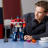 LEGO 10302 Icons Transformers Optimus Prime, Konstruktionsspielzeug Transformers 2-in-1 Set, LKW und Roboter