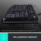 Logitech Keyboard K120, Tastatur schwarz, DE-Layout