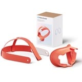 Meta Quest 3 Headset-Einlage und Headset-Riemen (Blood Orange) orange