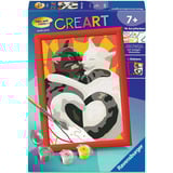 Ravensburger CreArt - Katzen-Liebe, Malen 