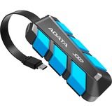 ADATA External SC740 1 TB, Externe SSD schwarz/blau, USB-C 3.2 Gen 2 (10 Gbit/s)