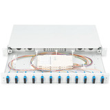 Digitus LWL-Spleißbox, bestückt, 12x SC DX, OS2 