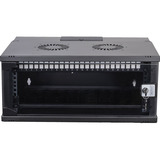 Digitus Netzwerk-Set SOHO Pro 19" 540x400 mm (BxT), IT-Schrank schwarz, unmontiert, 4 Höheneinheiten