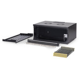 Digitus Netzwerk-Set SOHO Pro 19" 540x400 mm (BxT), IT-Schrank schwarz, unmontiert, 4 Höheneinheiten