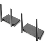 Digitus Wireless HDMI KVM Extender Set, HDMI Verlängerung schwarz, 200 m