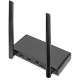 Digitus Wireless HDMI KVM Extender Set, HDMI Verlängerung schwarz, 200 m
