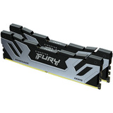Kingston FURY DIMM 48 GB DDR5-8800 (2x 24 GB) Dual-Kit, Arbeitsspeicher silber/schwarz, KF588CU42RSK2-48, Renegade, INTEL XMP, AMD EXPO