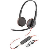 Poly Blackwire 3225, Headset schwarz, Stereo, USB-C
