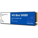 WD Blue SN580 1 TB, SSD blau/weiß, PCIe 4.0 x4, NVMe, M.2 2280