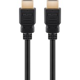 goobay Ultra High-Speed HDMI Kabel mit Ethernet, HDMI 2.1 schwarz, 2 Meter