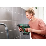 Bosch Heimwerken & Garten Akku-Bohrhammer UniversalHammer 18V grün/schwarz, Li-Ionen Akku 4,0Ah, Koffer, POWER FOR ALL ALLIANCE