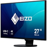 EIZO FlexScan EV2785, LED-Monitor 68.47 cm (27 Zoll), schwarz, UHD/4K, IPS, HDMI, DIsplayPort, USB-C