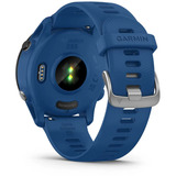 Garmin Forerunner 255, Smartwatch dunkelblau/schwarz, 46 mm, Silikon-Armband