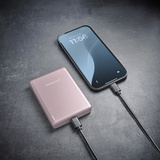 Intenso Magnetic Wireless Powerbank MW10000 Rosé rosa, 10.000 mAh, MagSafe, PD