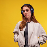 Intenso O400HA , Kopfhörer blau, Bluetooth 5.3, Klinke, ANC