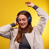 Intenso O400HA , Kopfhörer blau, Bluetooth 5.3, Klinke, ANC