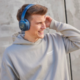 Intenso O400HA , Kopfhörer blau, Bluetooth 5.3, Klinke, ANC