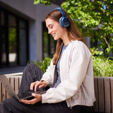 Intenso O400HA , Kopfhörer blau, Bluetooth 5.3, Klinke, ANC