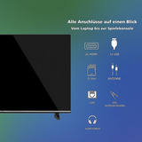 JVC LT-40VDF5455, LED-Fernseher 102 cm (40 Zoll), schwarz, FullHD, Tripple Tuner, VIDAA TV