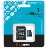 Kingston Canvas Go! Plus 1 TB microSDXC, Speicherkarte schwarz, UHS-I U3, Class 10, V30, A2