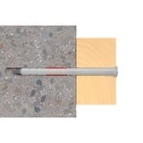 fischer Langschaftdübel DuoXpand 8x100 T hellgrau/rot, 50 Stück