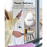 goobay USB-C PD GaN Dual-Schnelladegerät Slim 30 W schwarz