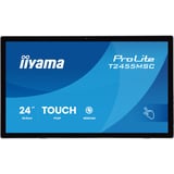 iiyama ProLite T2455MSC-B2, LED-Monitor 60.5 cm (23.8 Zoll), schwarz (matt), FullHD, IPS, Touchscreen, Webcam, USB-Hub, 120Hz Panel