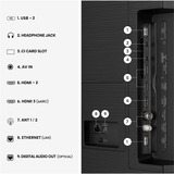 Hisense 85E7S Hi-QLED-Fernseher 215 cm (85 Zoll), schwarz, UltraHD/4K, Triple Tuner