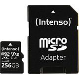 Intenso UHS-I Professional 256 GB microSDXC, Speicherkarte schwarz, UHS-I U3, Class 10