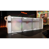 Krux HydroGlance 360 LCD White, Wasserkühlung weiß