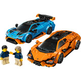 LEGO 77238 Speed Champions Lamborghini Revuelto und Huracán STO, Konstruktionsspielzeug 