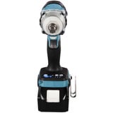 Makita Akku-Kombo-Kit DLX2533TJ, Akku-Bohrschrauber DDF489Z + Akku-Schlagschrauber DTW300Z, 18Volt blau/schwarz, 2x Li-Ionen Akku 5,0Ah, MAKPAC