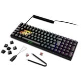 Sharkoon SKILLER SGK50 S2, Gaming-Tastatur schwarz, DE-Layout, Gateron Red