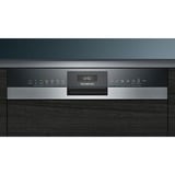 Siemens SN53ES14VE IQ300, Spülmaschine edelstahl (gebürstet)/schwarz, 60 cm, Home Connect