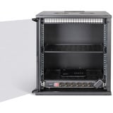 Digitus Netzwerk-Set SOHO Pro 19" 540x400 mm (BxT), IT-Schrank schwarz, 12 Höheneinheiten