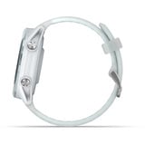 Garmin Forerunner 570, Smartwatch weiß/hellblau, 42 mm, Silikon-Amband