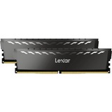 Lexar DIMM 32 GB DDR4-3200 (2x 16 GB) Dual-Kit, Arbeitsspeicher LD4BU016G-R3200GDXG, THOR Gaming Black, INTEL XMP