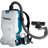 Makita DVC660Z, Bodenstaubsauger weiß/blau, ohne Akku, ohne Ladegerät