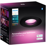 Philips Hue White & Color Ambiance Xamento Einbauspot, LED-Leuchte schwarz, rund