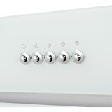 Respekta CH 21060 WBZ, Dunstabzugshaube weiß, 60 cm