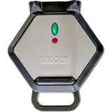 Unold Bubble Waffeleisen Bobby edelstahl/schwarz, 700 Watt