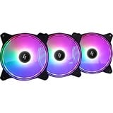 Chieftec NF-3012-RGB 3er-RGB Lüfter-Set (Nova), Gehäuselüfter 3er Pack inkl. Controller, 120 mm