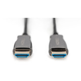 Digitus HDMI AOC Hybrid Glasfaserkabel, UHD 4K schwarz, 20 Meter