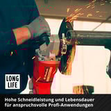 EINHELL Trennscheibe dünn, Ø 230 x 2,0mm, 3 Stück für Winkelschleifer