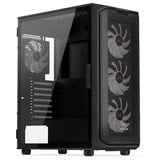  Krux Orona, Tower-Gehäuse schwarz, Tempered Glass