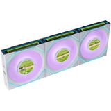 Lian Li UNI FAN SL-INF LCD FLEX 120 Wireless, Gehäuselüfter weiß, Reverse, 3er Pack mit LCD FLEX Receiver, 120 mm