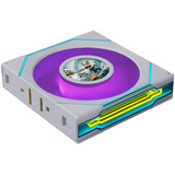 Lian Li UNI FAN SL-INF LCD FLEX 120 Wireless, Gehäuselüfter weiß, Reverse, 3er Pack mit LCD FLEX Receiver, 120 mm